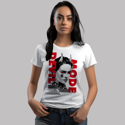 Woman's T-Shirt -Devil mode