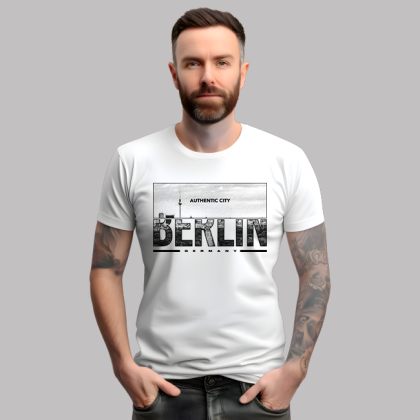 Man's T-shirt -Berlin authentic city