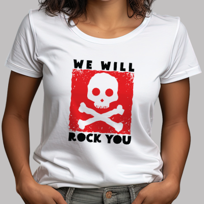 Woman's T-Shirt -  We will rock 